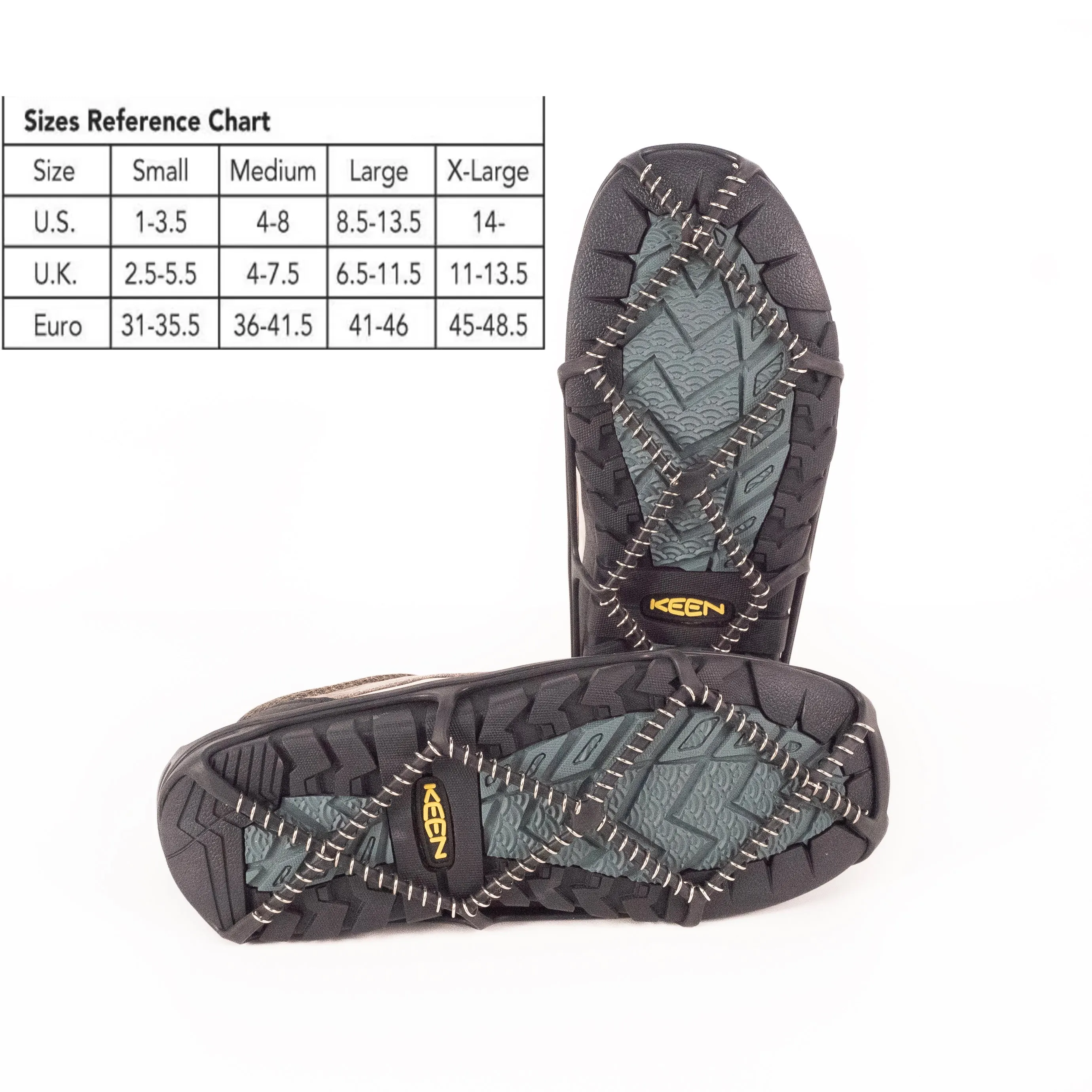 Anti-slip Shoe Traction Cleats, Crampons for Shoes and Boots