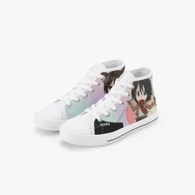 Attack On Titan Mikasa Ackerman Kids A-Star High Anime Shoes