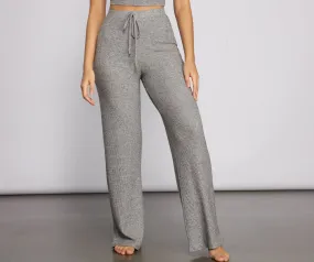 Basic Brushed Knit Pajama Pants