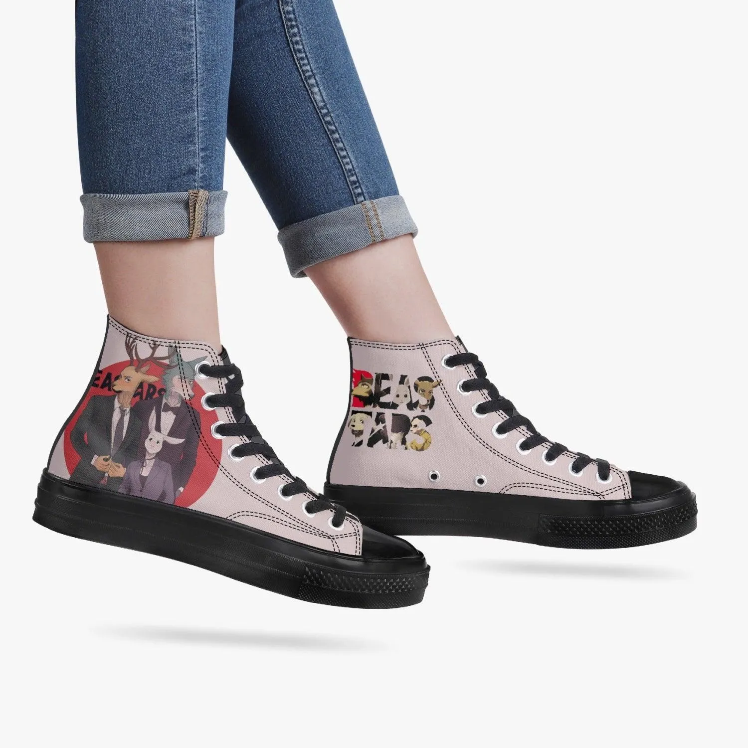 BeaStars Legoshi x Haru x Louis A-Star High Anime Shoes