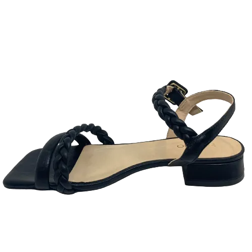 Brazilio Plaited flat  -  Black
