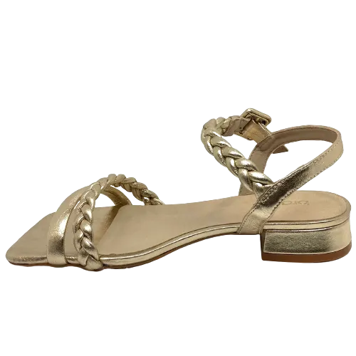 Brazilio Plaited flat  -  Gold