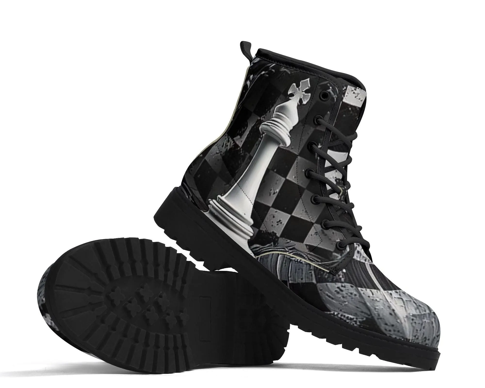 Checkmate Leather Boots