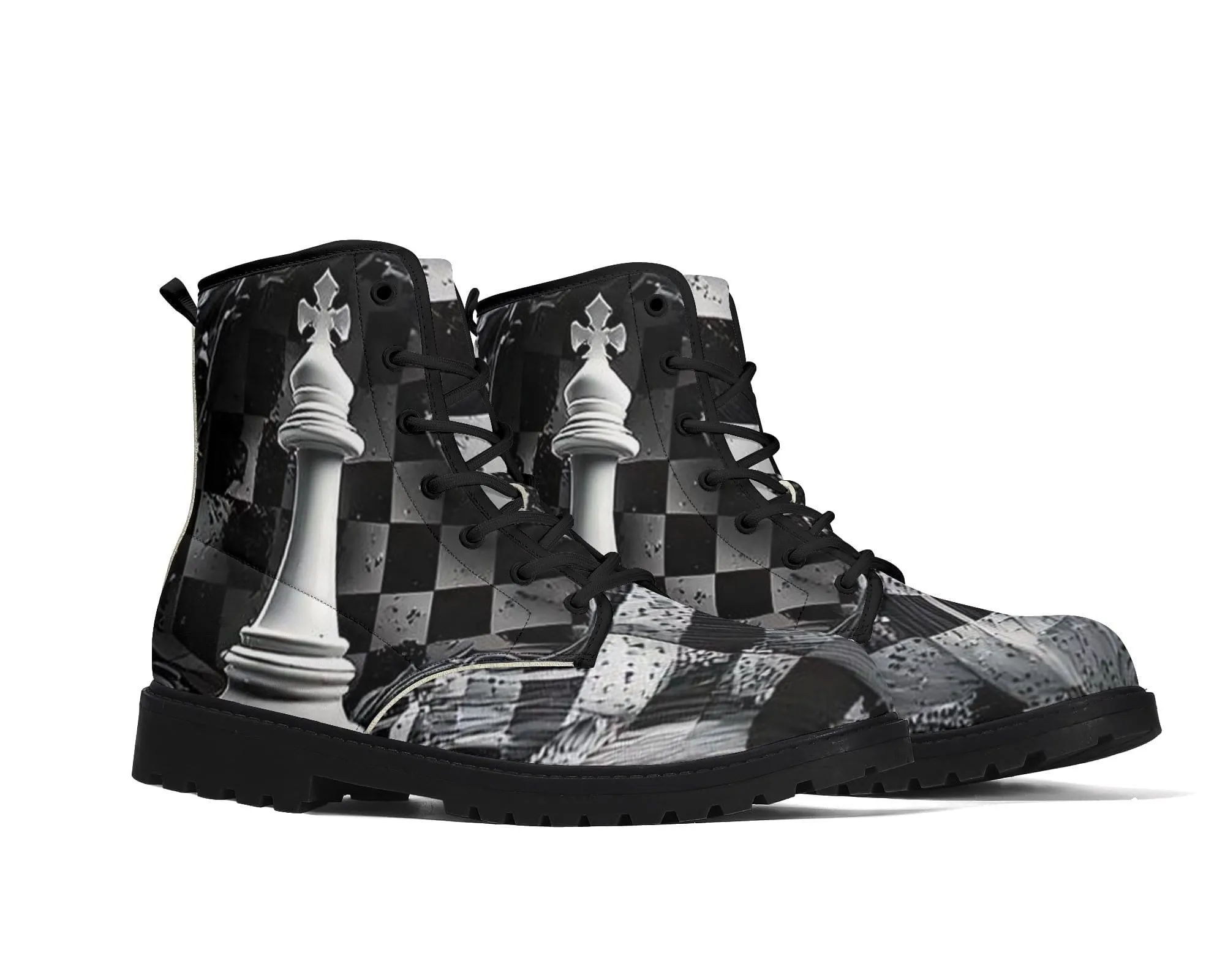 Checkmate Leather Boots