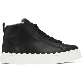 ChloÃ© Black Lauren High-Top Sneakers