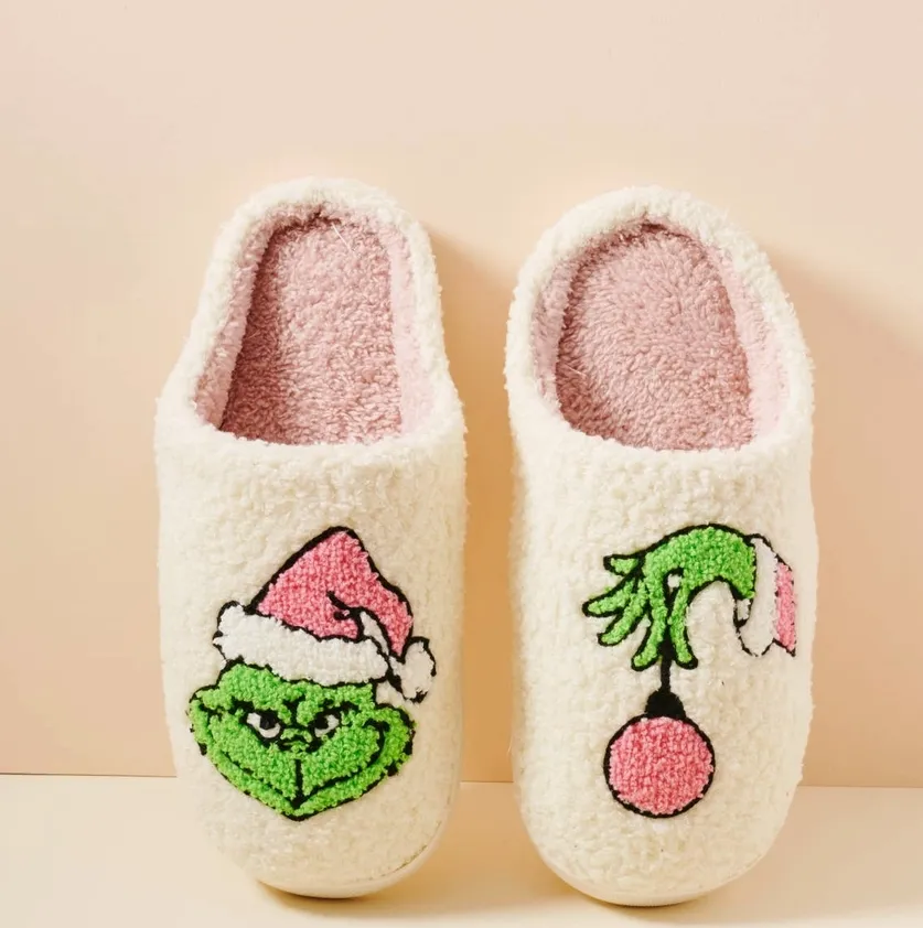 Christmas Monster Slippers