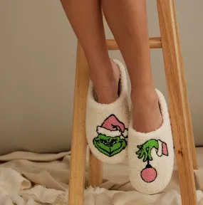 Christmas Monster Slippers