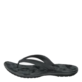 Crocband Seasonal Graphic Flip Slate Grey/black