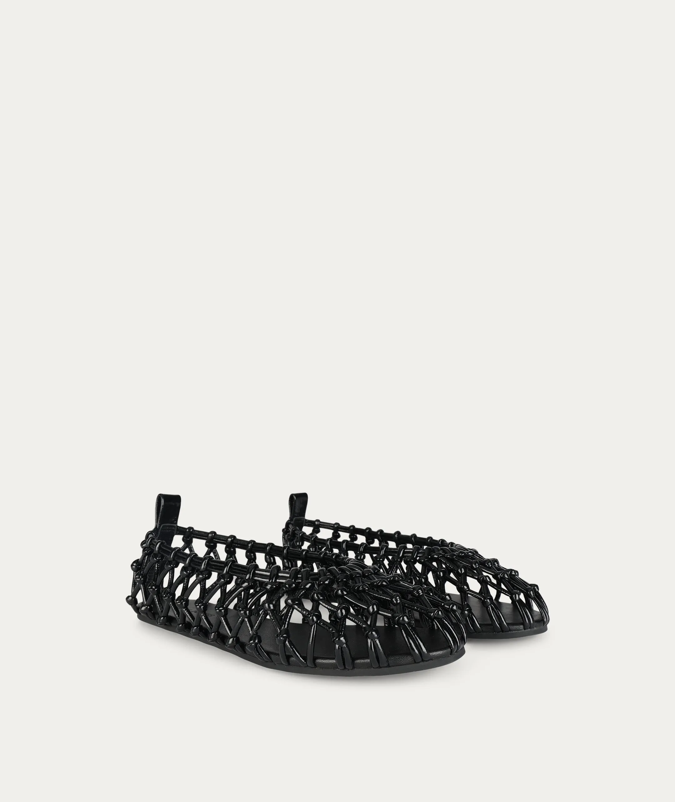 Deadly Ponies - Hydra Flat Black Patent