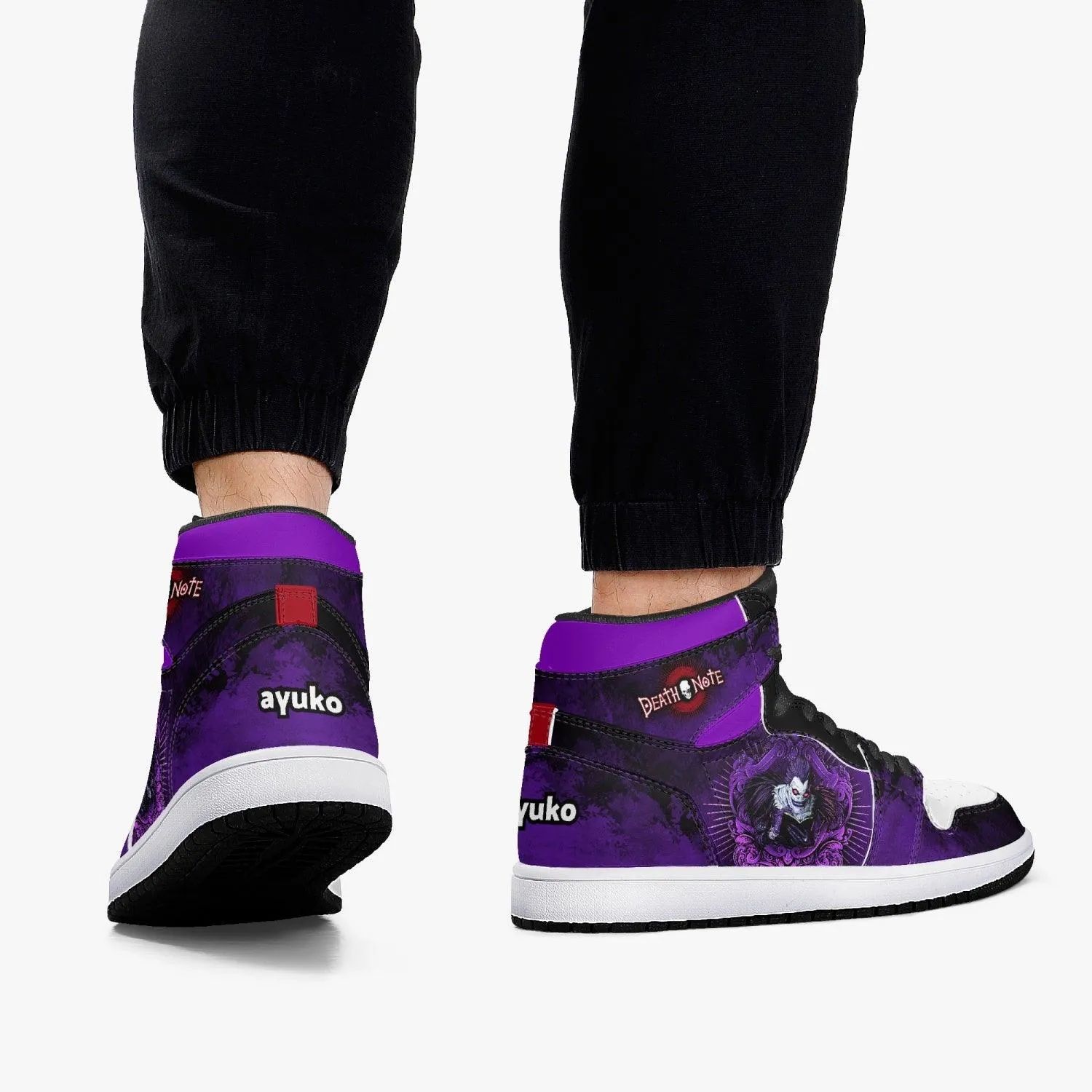 Death Note Ryuk Purple JD1 Mid Anime Shoes