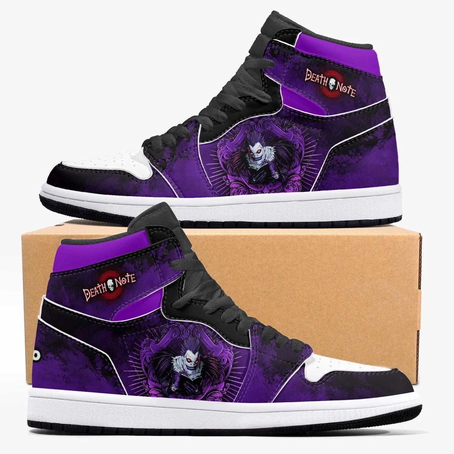 Death Note Ryuk Purple JD1 Mid Anime Shoes