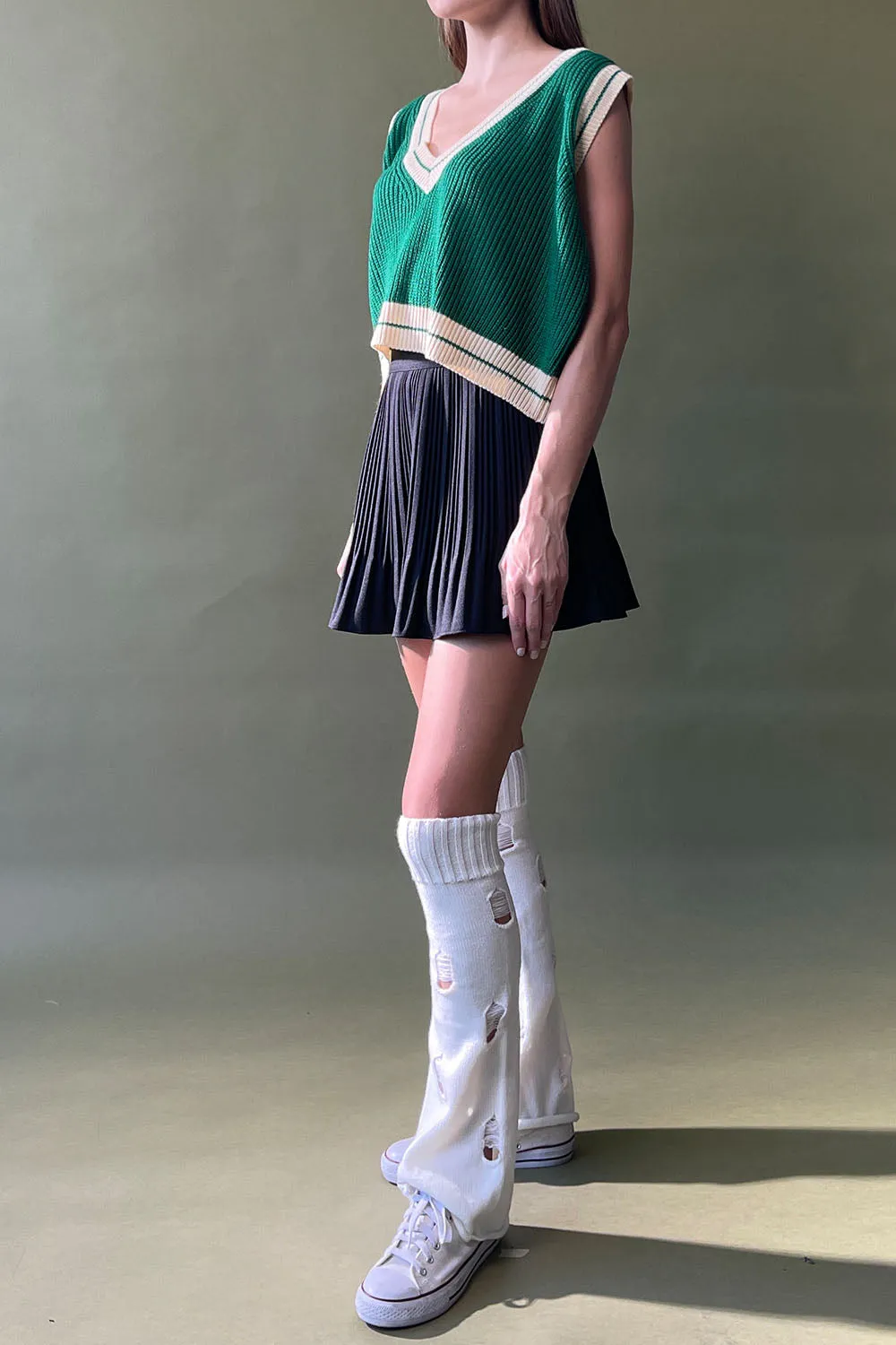 Double Dip Knit Vest
