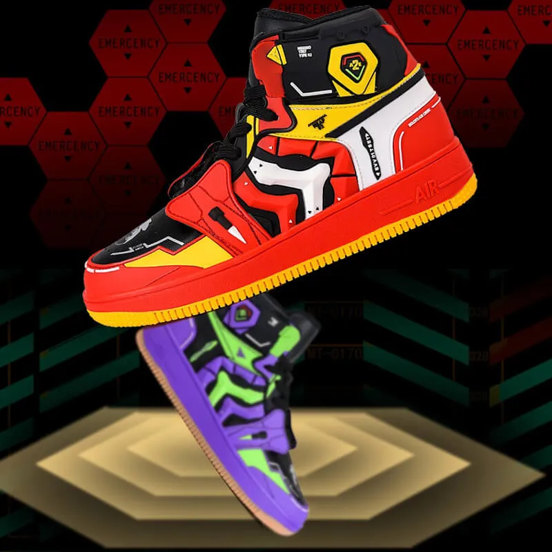 evangelion shoes anime costum sneakers 2022