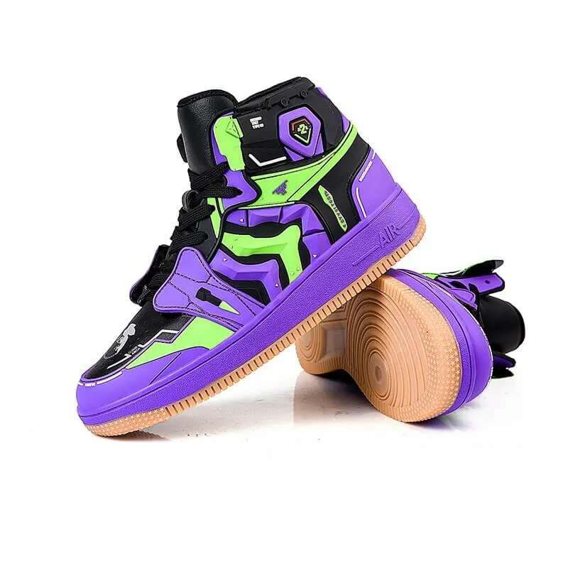 evangelion shoes anime costum sneakers 2022