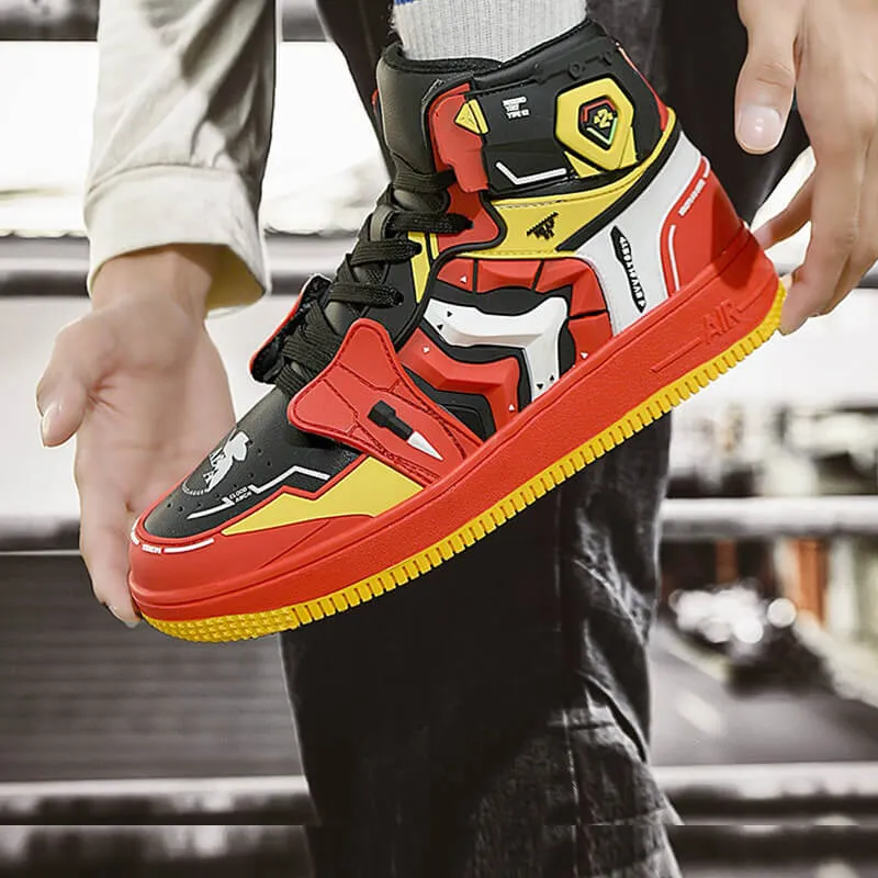 evangelion shoes anime costum sneakers 2022