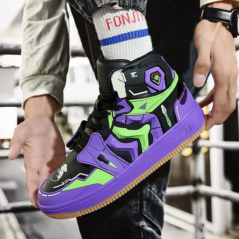 evangelion shoes anime costum sneakers 2022
