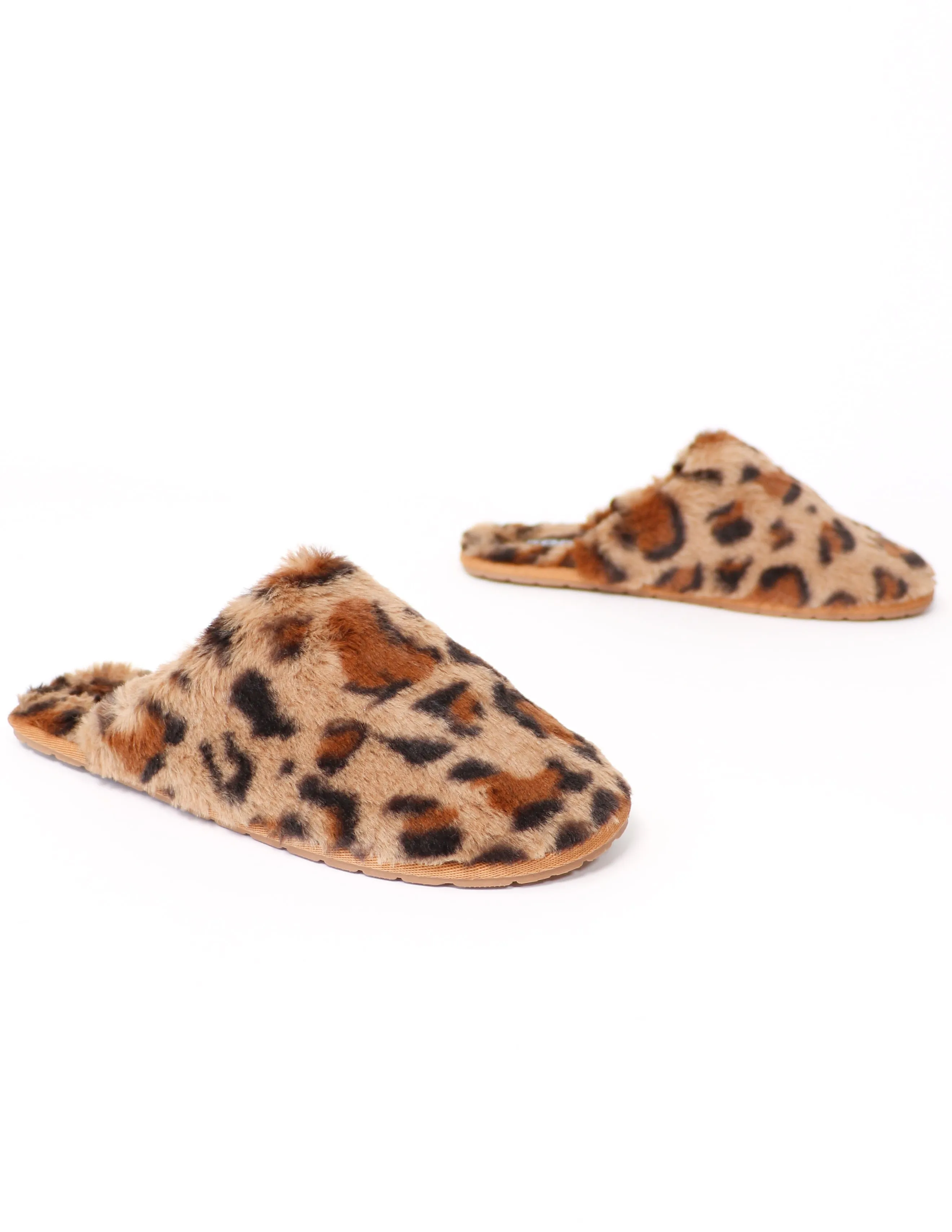 FUZZY WUZZY SLIPPER - Leopard