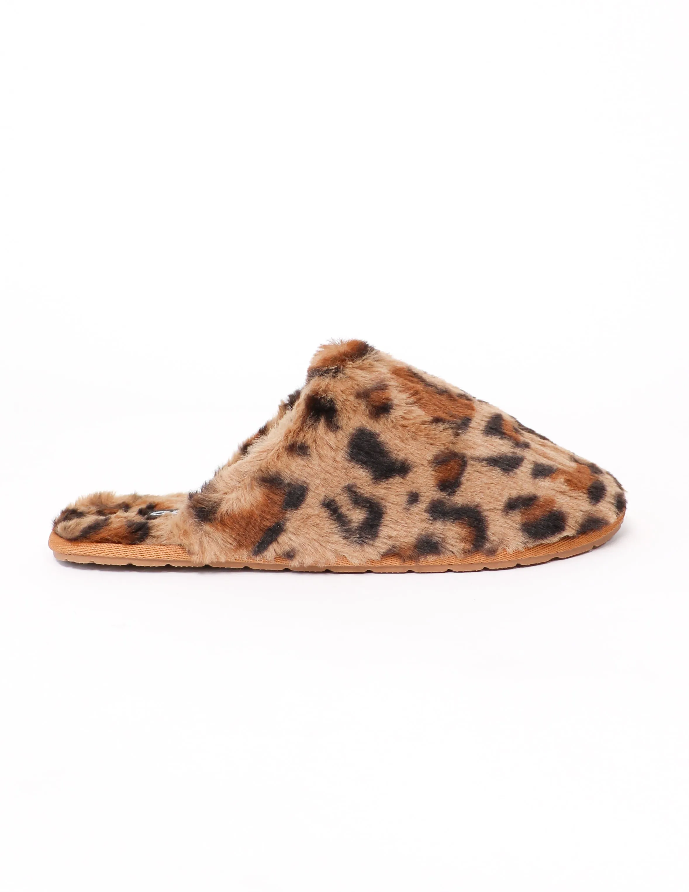 FUZZY WUZZY SLIPPER - Leopard