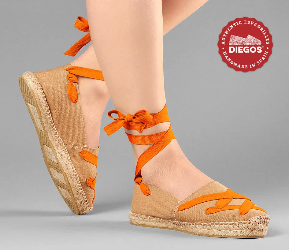 Jute classic laces espadrilles
