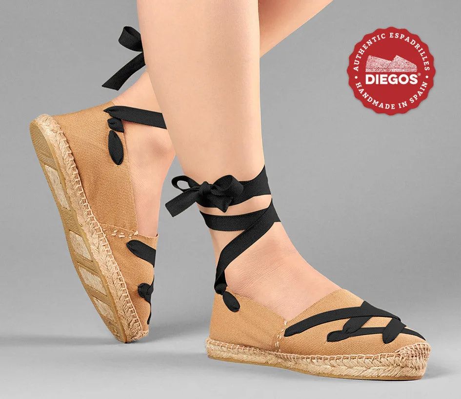Jute classic laces espadrilles