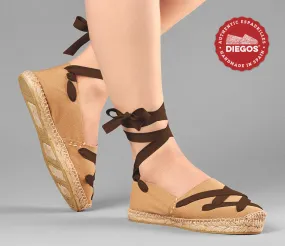 Jute classic laces espadrilles