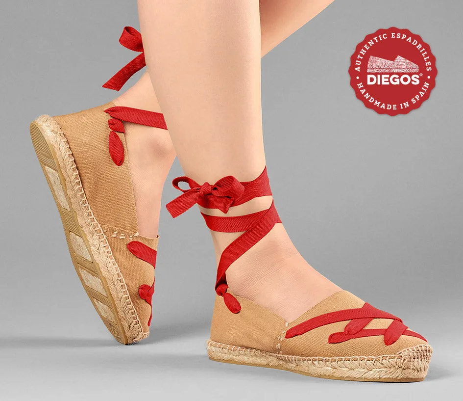 Jute classic laces espadrilles
