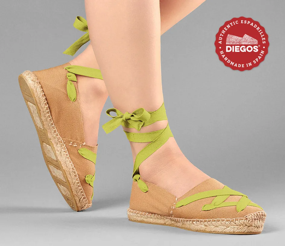 Jute classic laces espadrilles