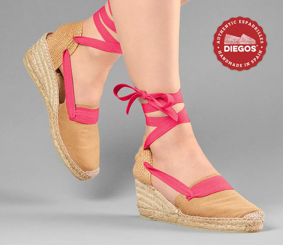 Jute Lola high wedge Basque espadrilles