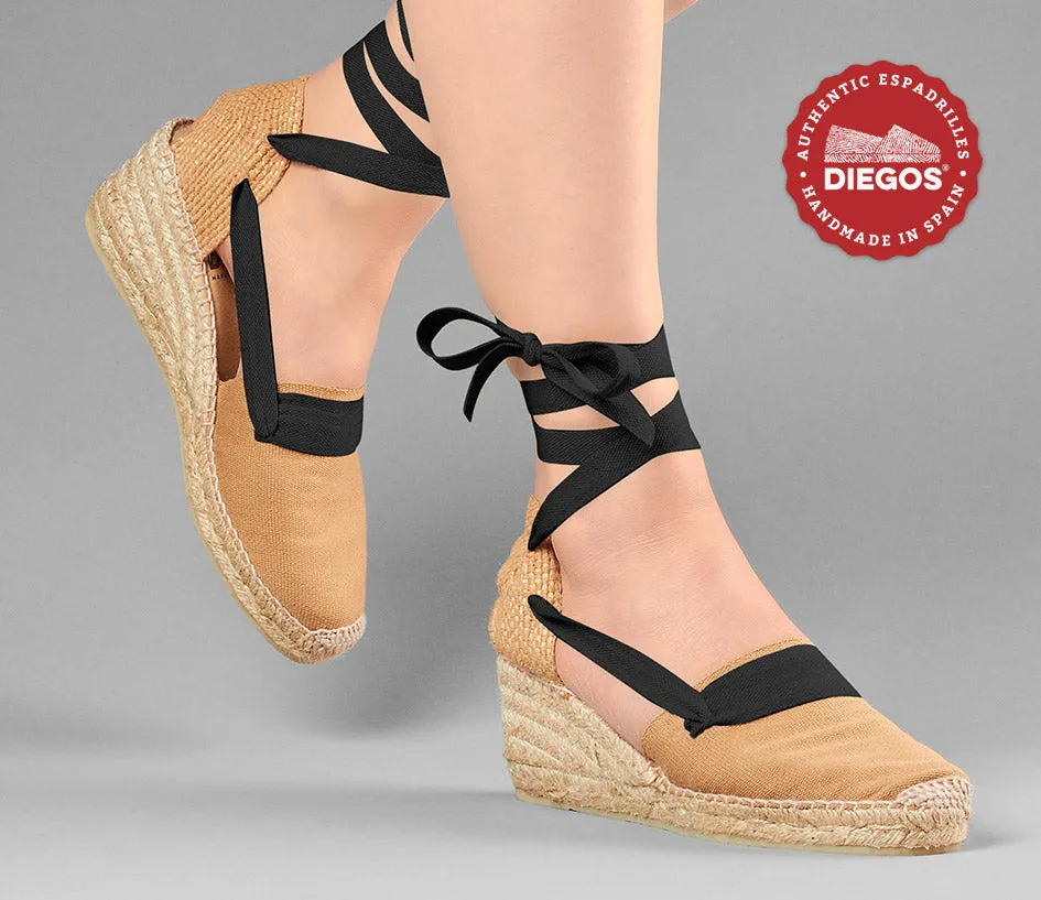 Jute Lola high wedge Basque espadrilles