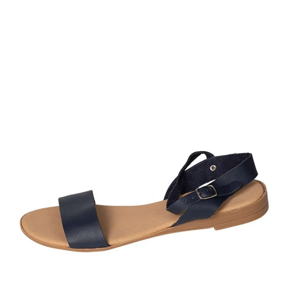 LUCIA Navy Sandal