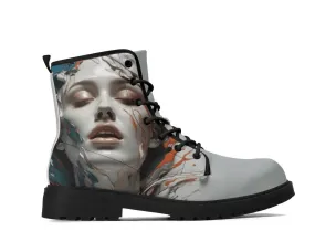 Painted Princess Leather Boots