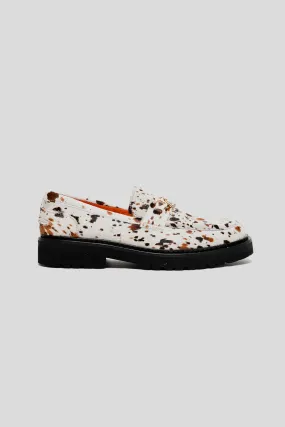 Palace Loafer - Multi White Pony Hair