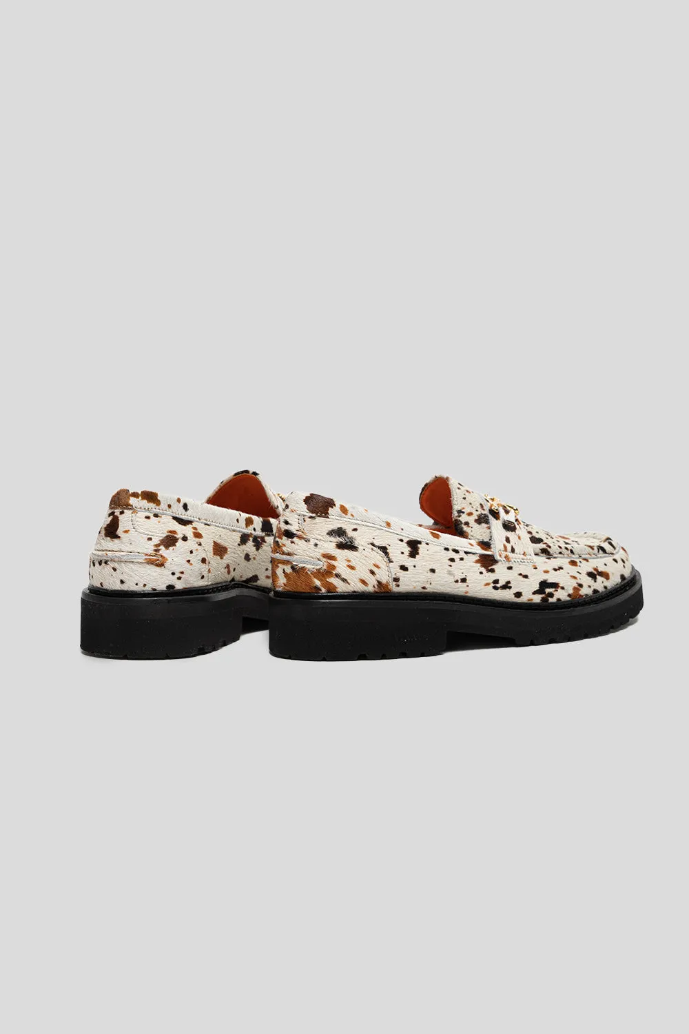 Palace Loafer - Multi White Pony Hair