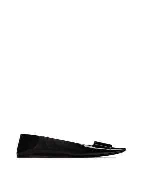 Patent Leather Poppy Ballet Flats