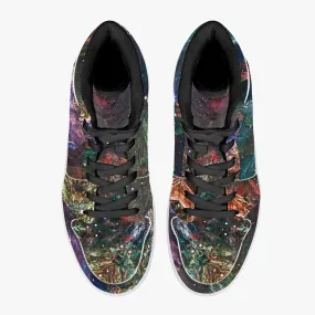 Prismyx Psychedelic Split-Style High-Top Sneakers