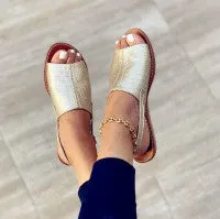 Sandals - Simple PU Slippers