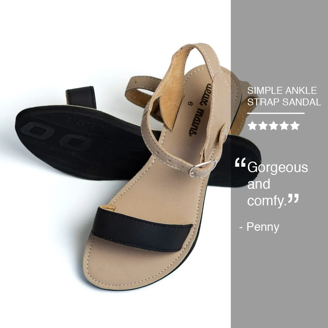 Simple Ankle Strap Sandal