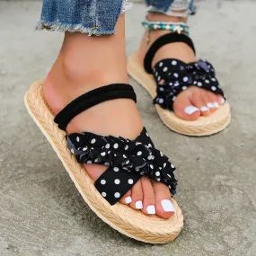Simple Sandals Flat Bottom Comfy Shoes