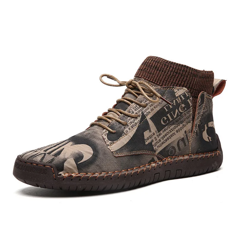 Socks high-top shoes men - GlamzLife