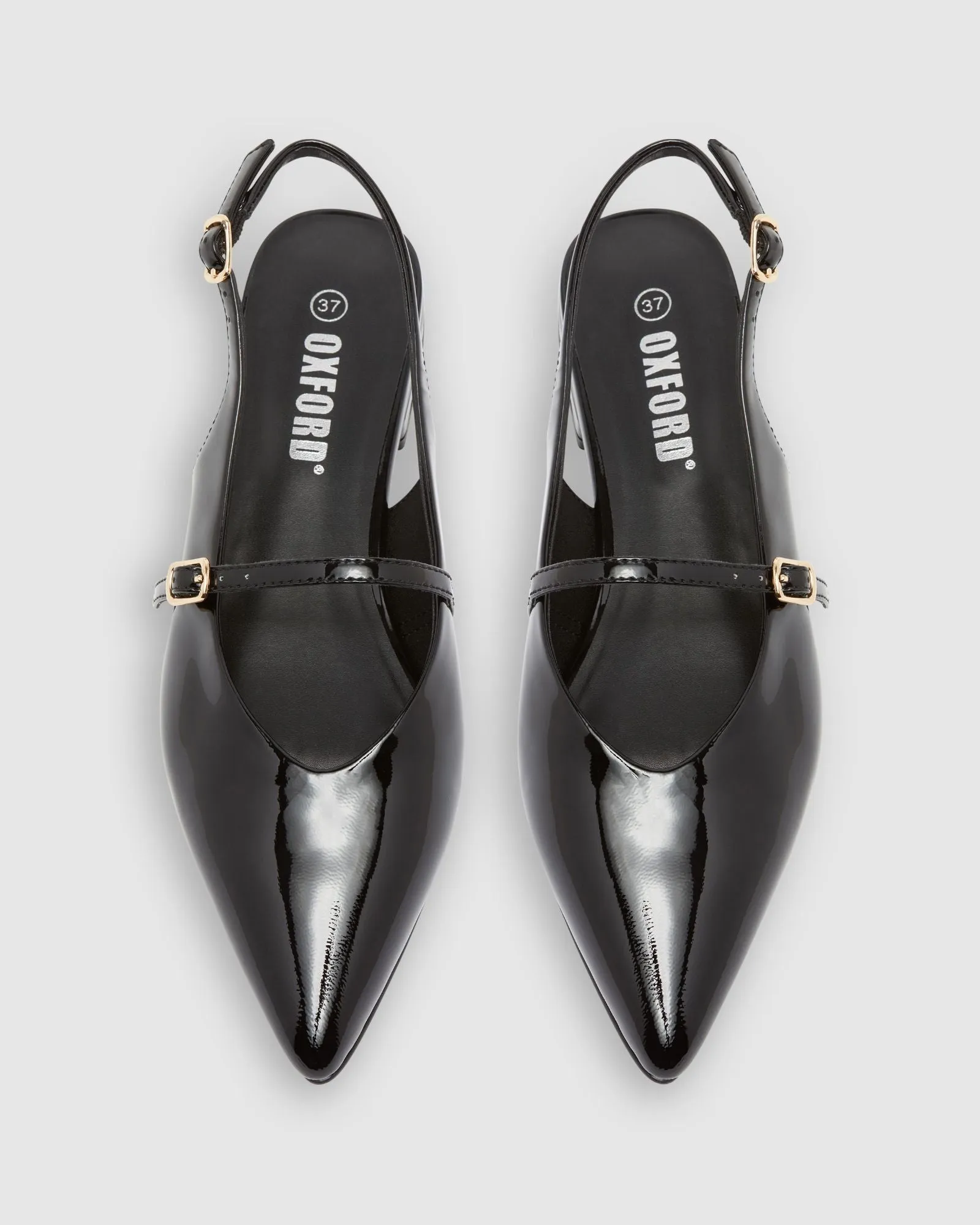 Tanya Patent Sling Back