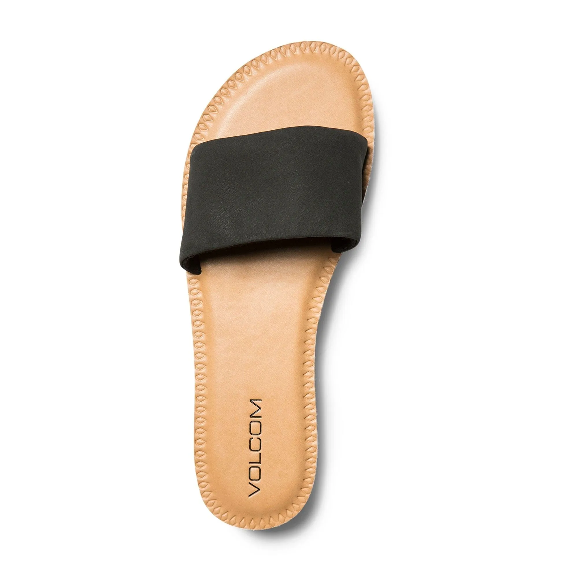 VOLCOM Women's Simple Slide Sandals Black