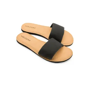 VOLCOM Women's Simple Slide Sandals Black
