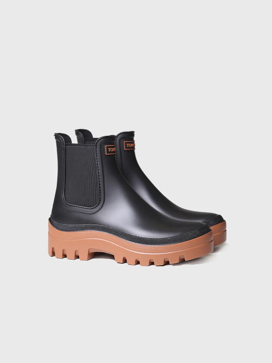 Women's Chelsea-style Rain Ankle Boot in Tan - COVENT