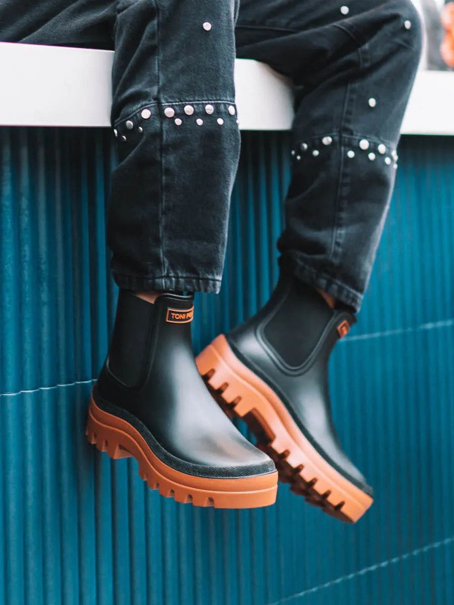 Women's Chelsea-style Rain Ankle Boot in Tan - COVENT